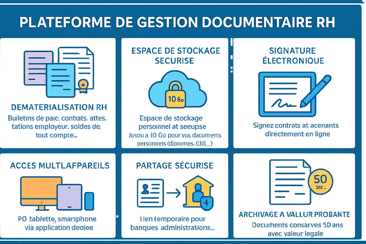 Illustration de l'interface de MyPeopleDoc