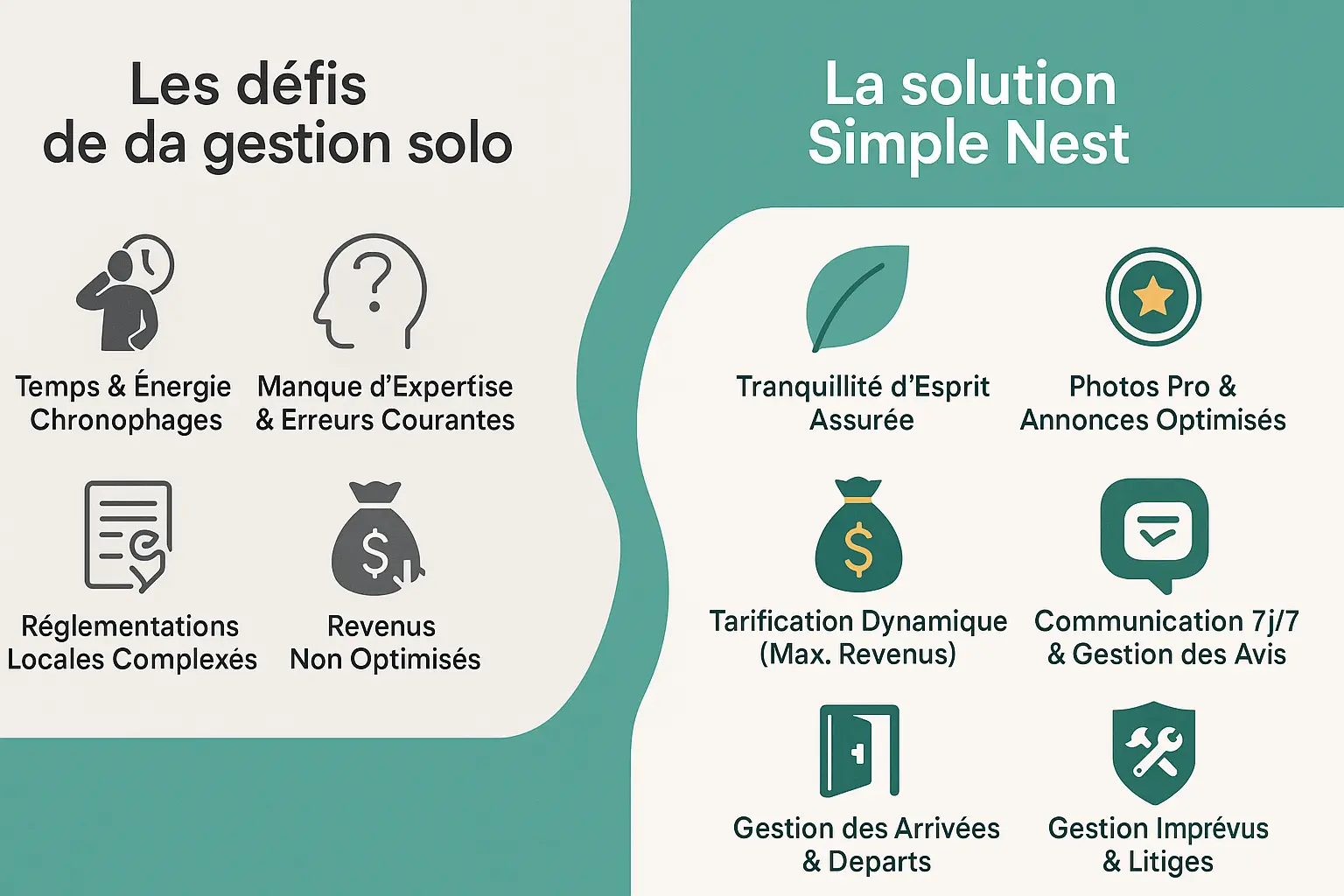 Illustration de la solution Simple Nest