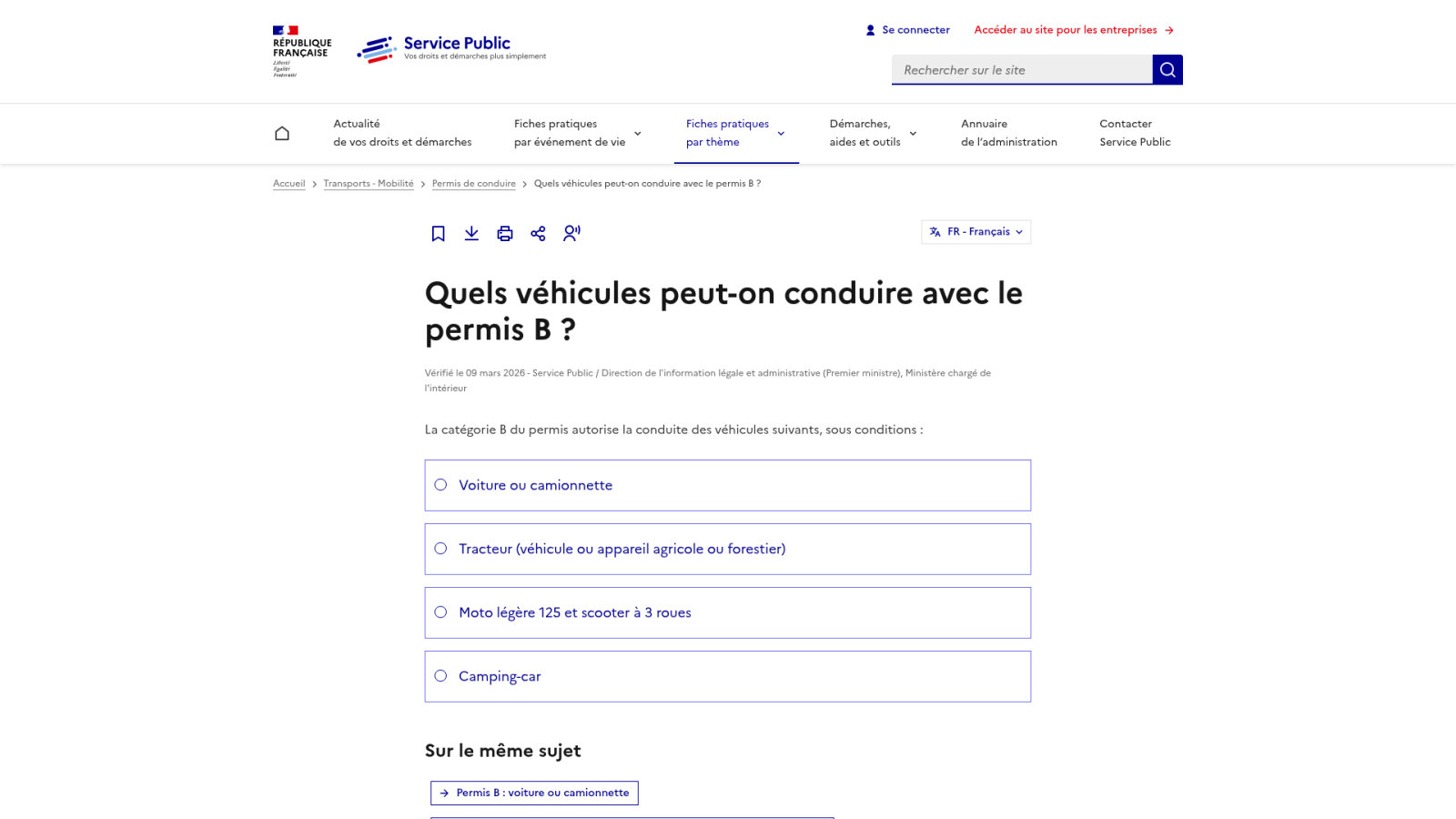 Passer à la formation B96 ou au permis BE pour plus de poids