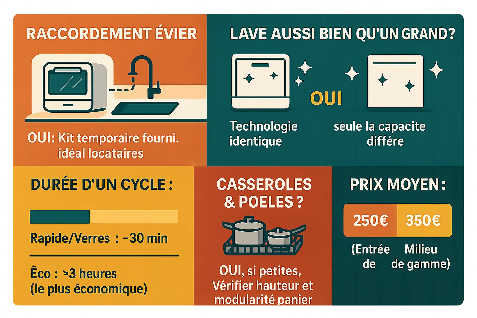 Mini lave-vaisselle Bob