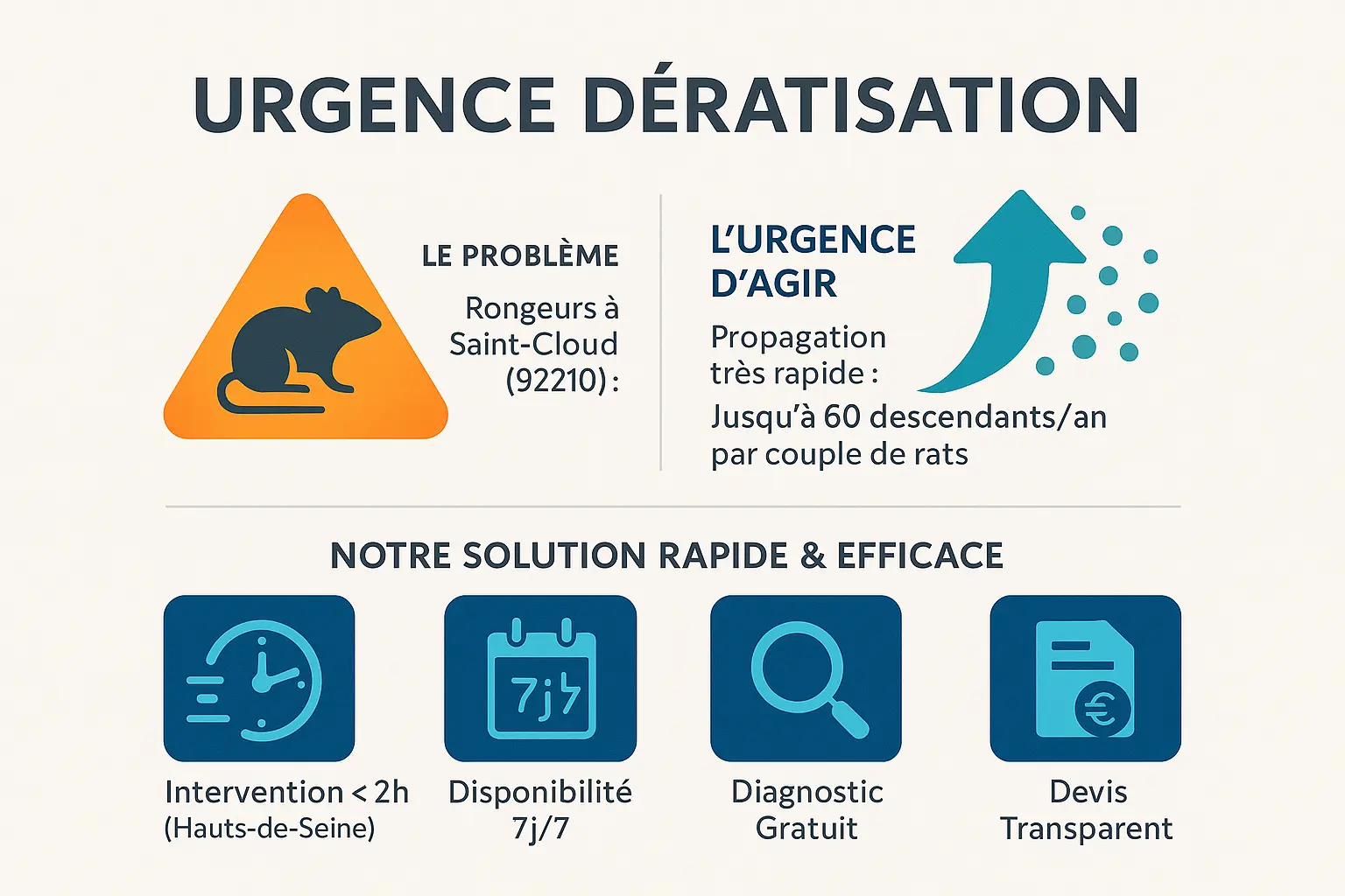 <strong>Dératisation d'urgence à Saint-Cloud</strong>