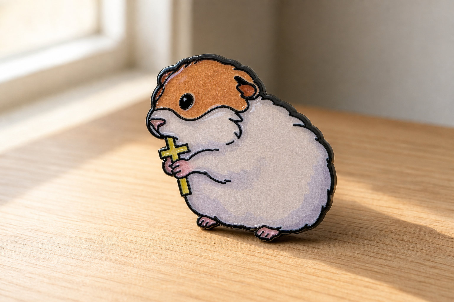 Screaming Hamster Pin: 2 Ways to Secure Meme Flair