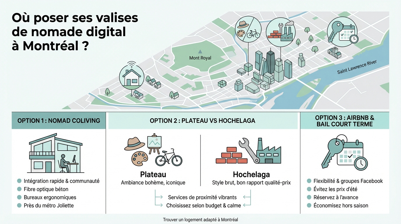 Logement nomade digital à Montréal