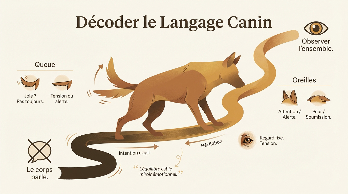 Guide visuel pour décoder le langage corporel et communiquer avec son chien