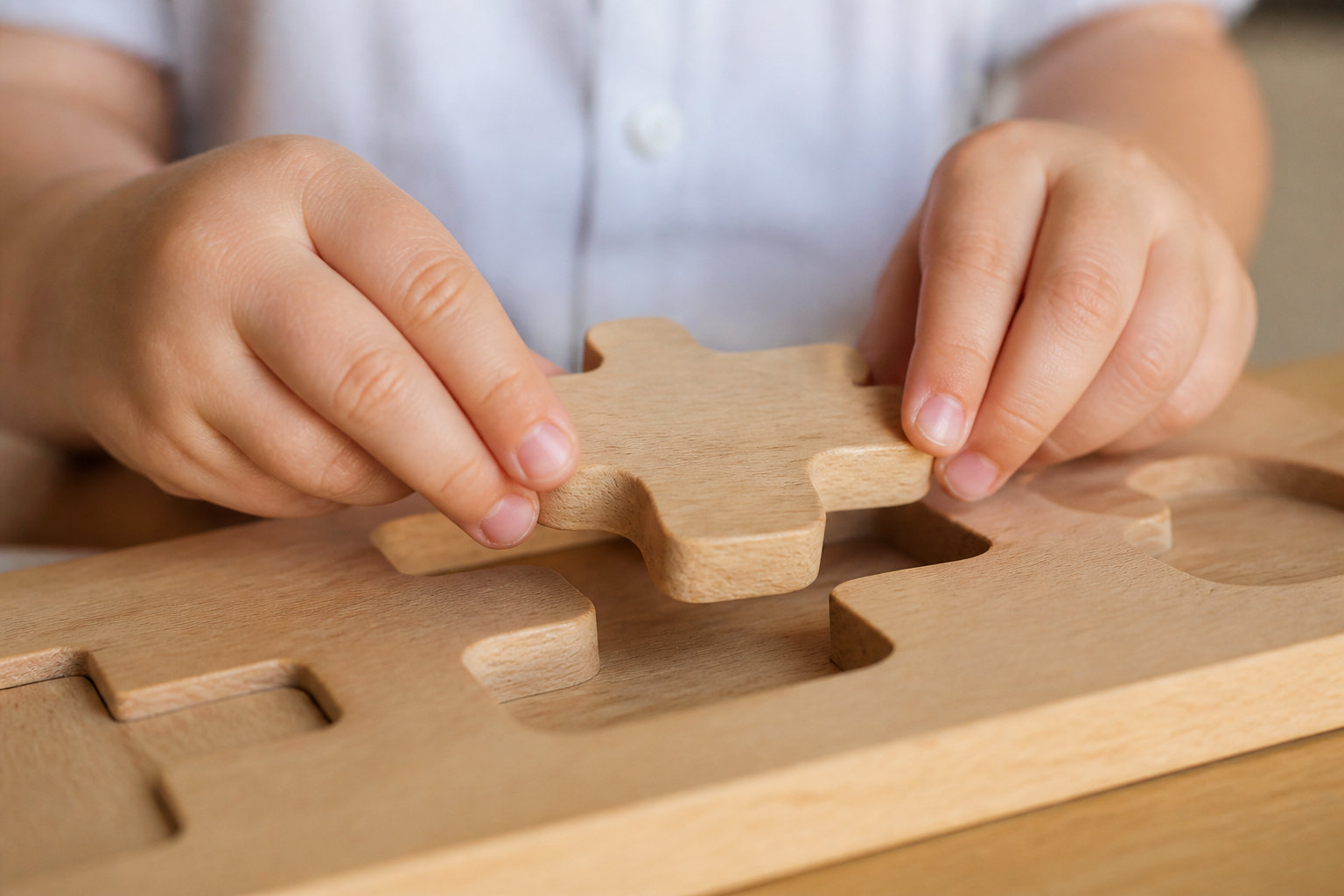 Puzzle Encastrable pour maîtriser les volumes