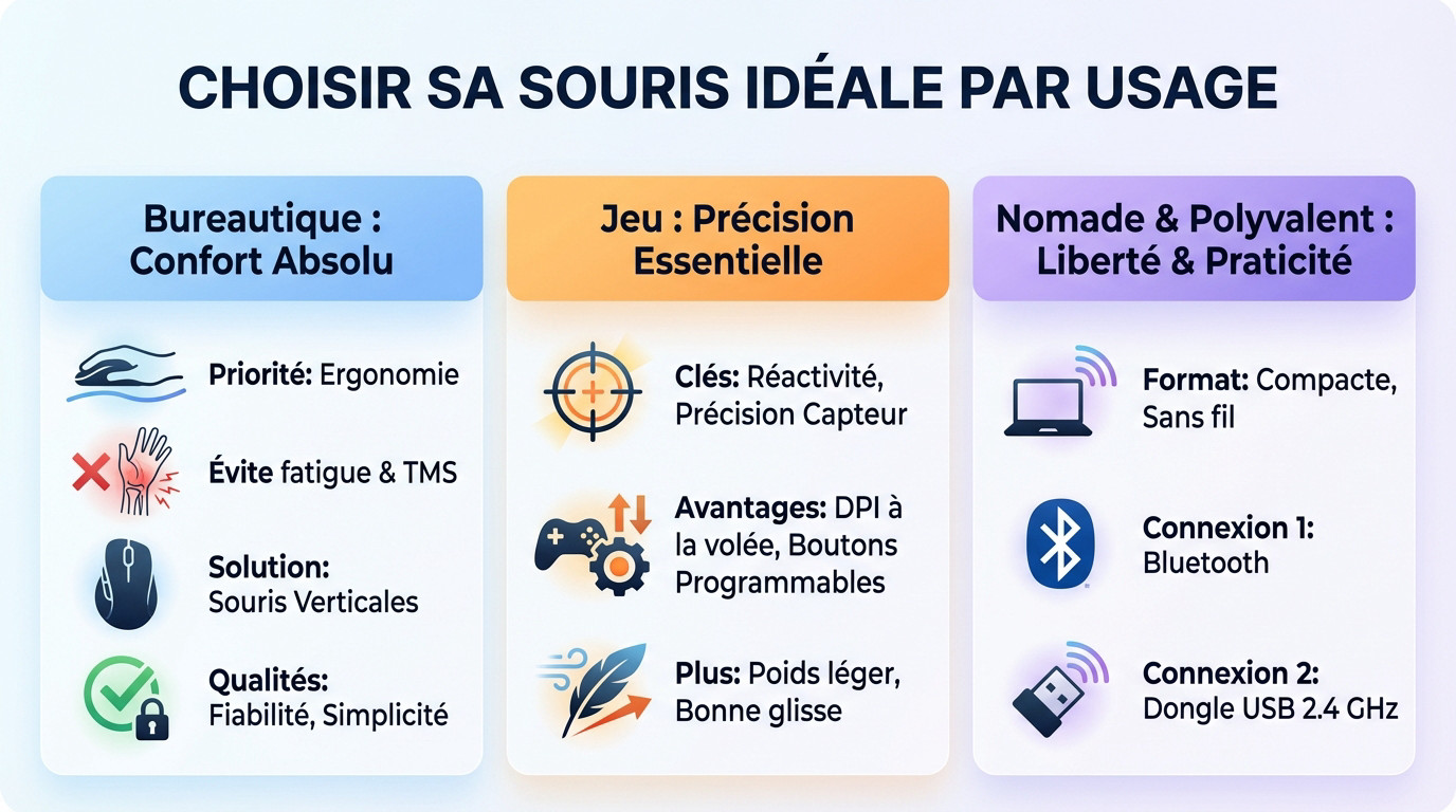Choisir souris PC