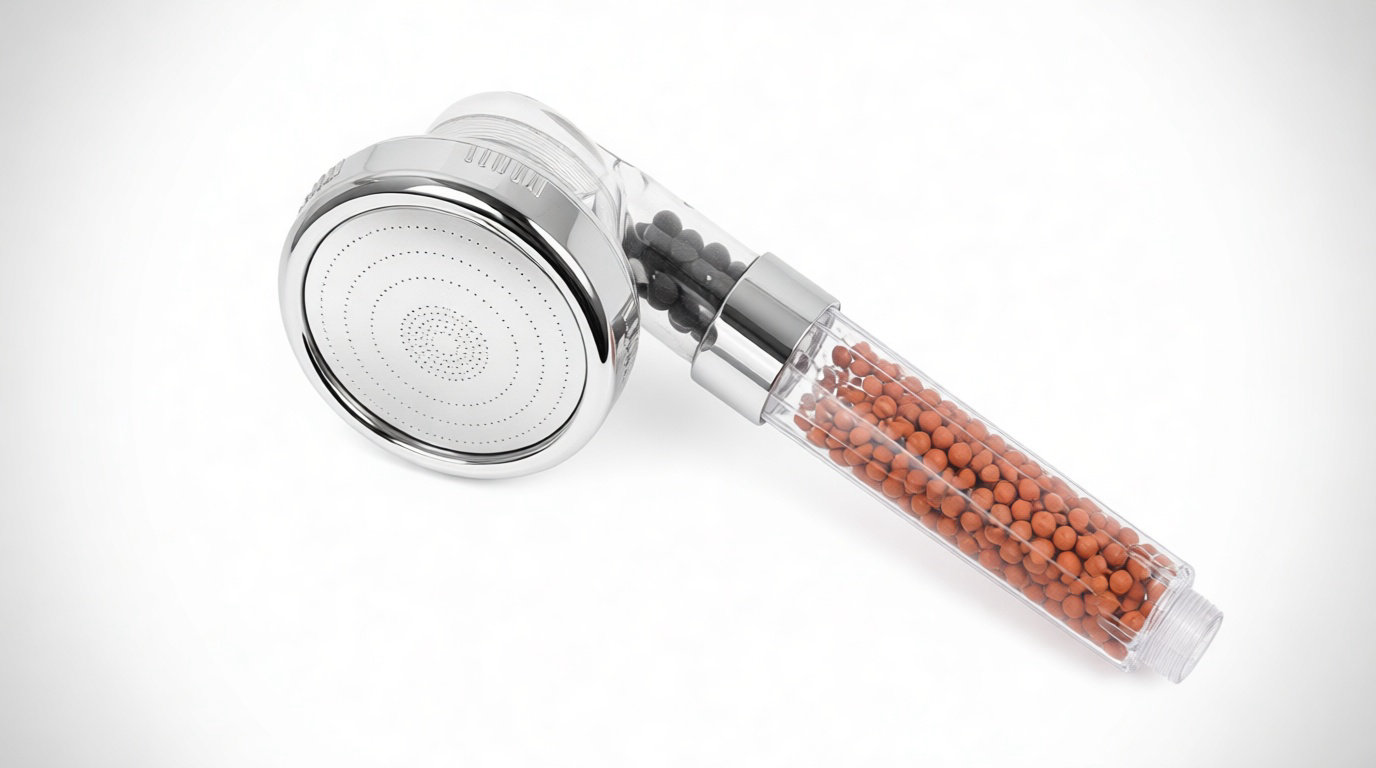 Le pommeau de douche, entre calcaire et nids à microbes invisibles