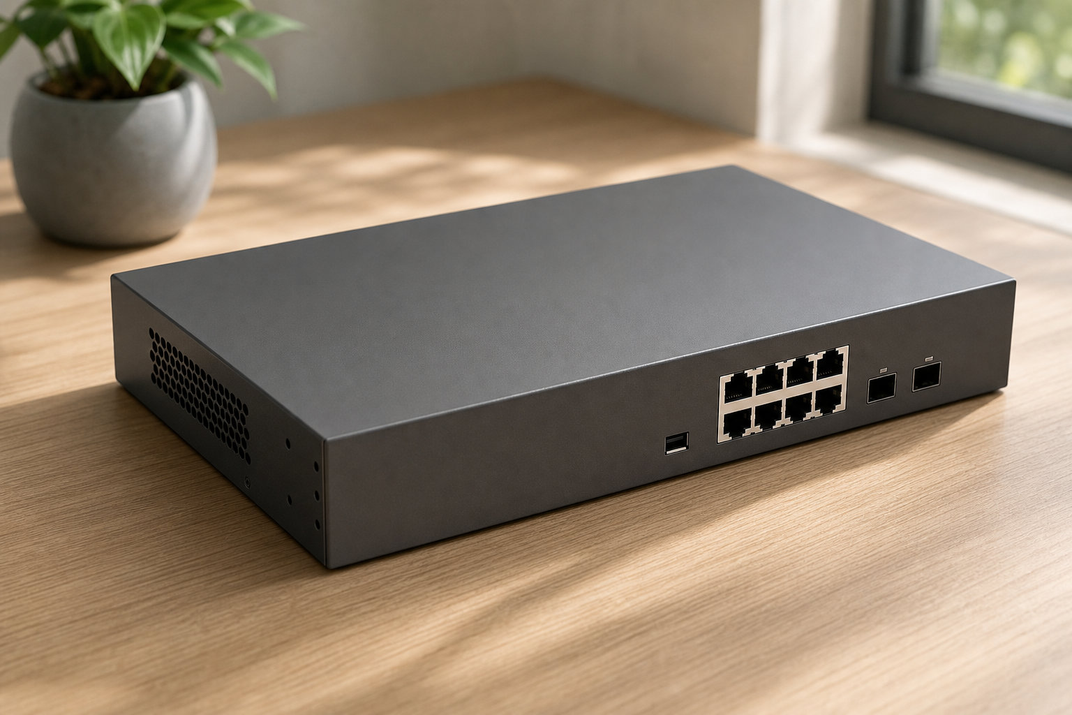 Switch 8 Ports Octofibre : la simplicité Gigabit robuste