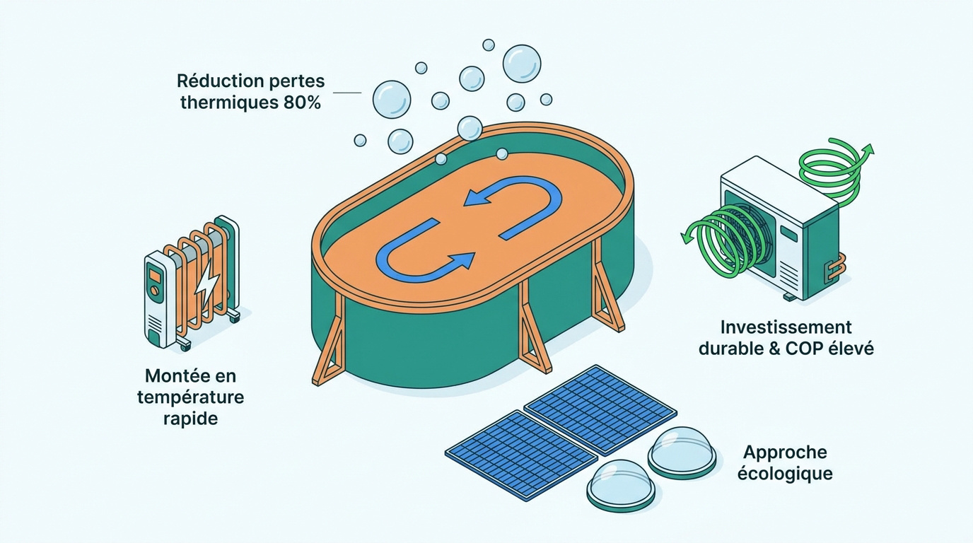 Comparatif des systèmes de chauffage pour piscine hors sol