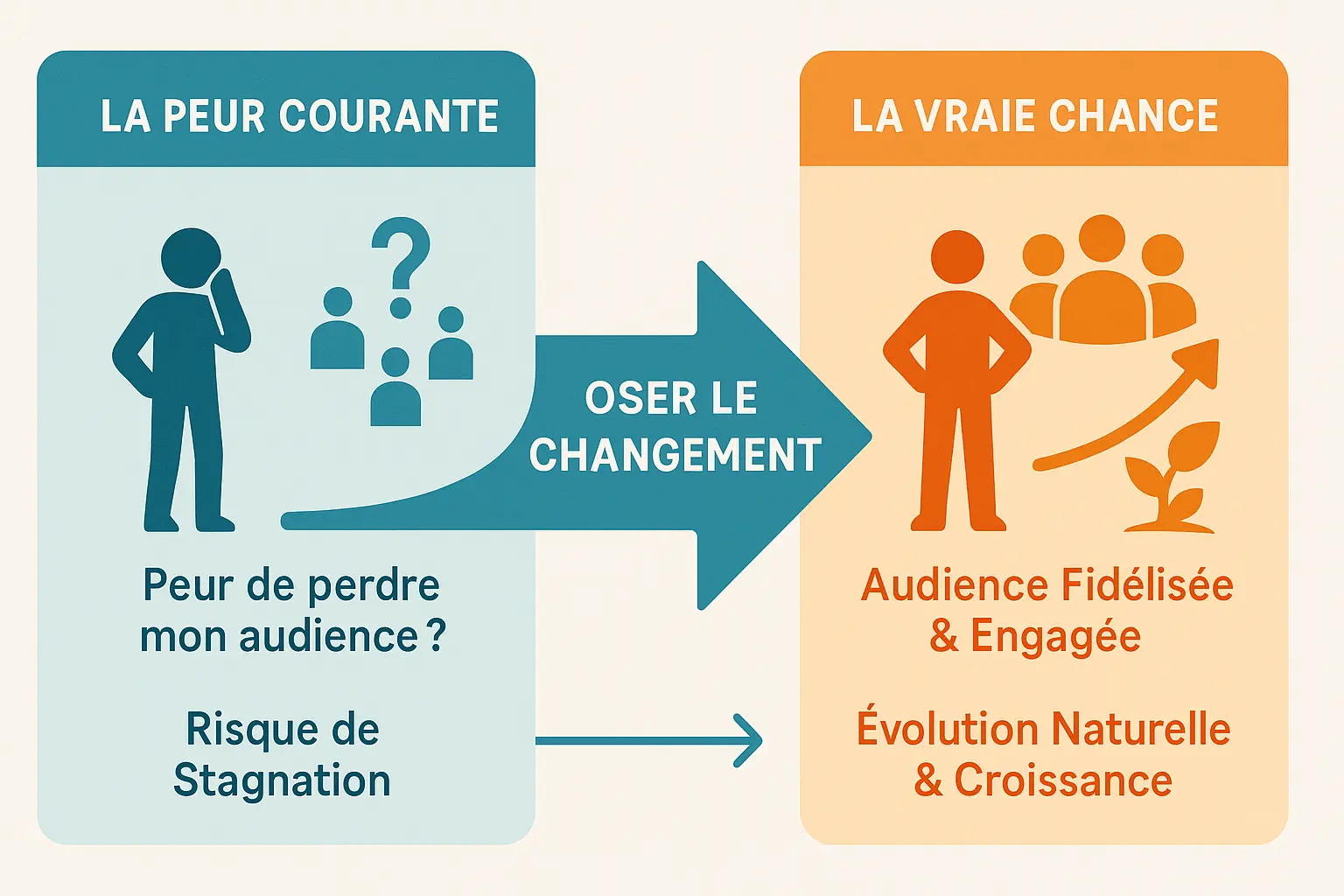 Illustration du processus de rebranding