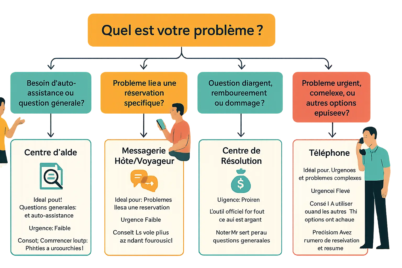 Illustration contact Airbnb