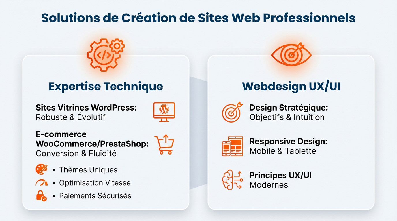Création de site internet sur-mesure et performant par un expert webmaster