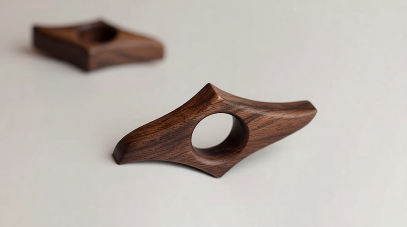 Handcrafted Wooden Thumb Book Holders