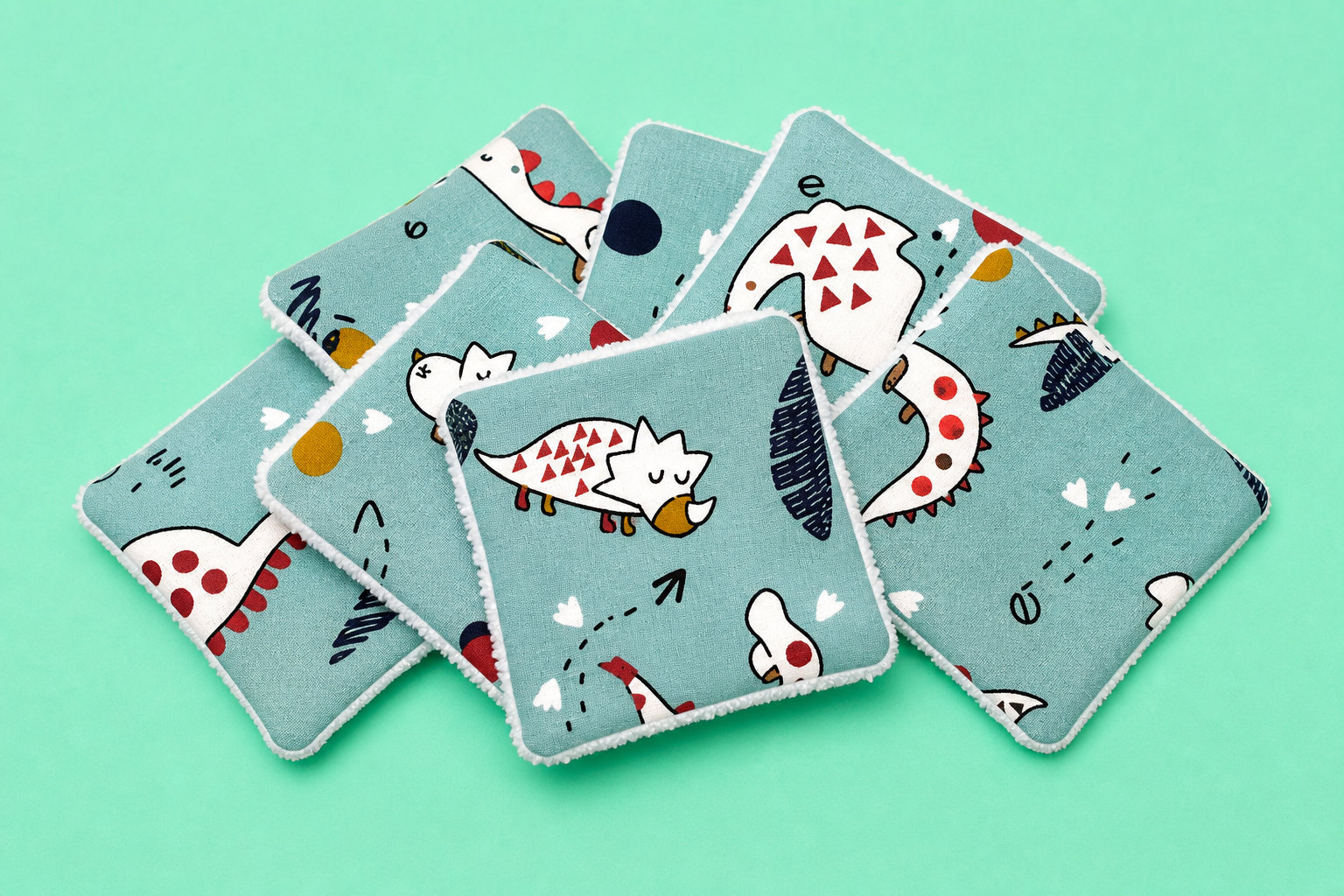 7 Lingettes lavables dinosaures : l'étiquette Oeko-Tex signification et sécurité