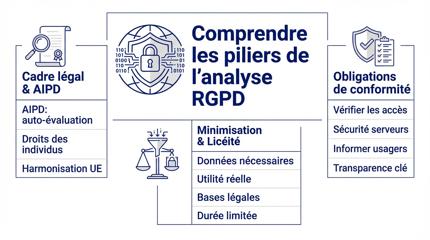 Analyse des piliers du RGPD pour la protection de la vie privée et conformité numérique