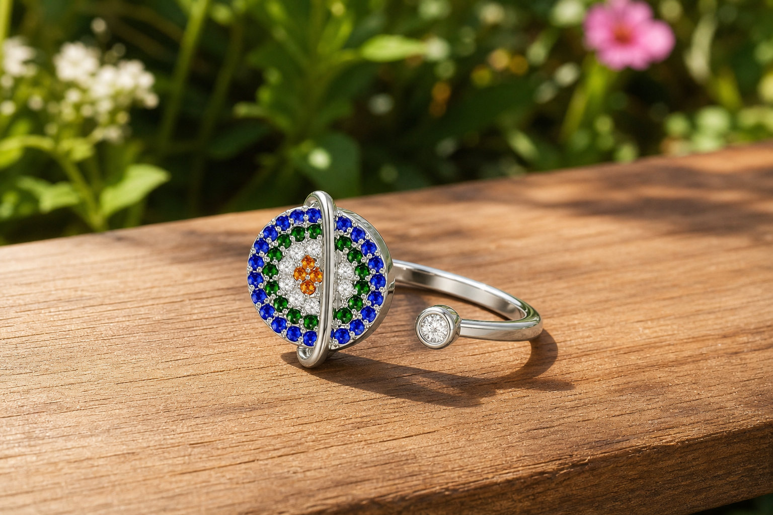 Bague Anti-Stress Ajustable - Galaxie : le confort infini pour vos moments de calme