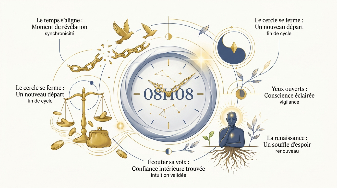 08h08 signification : décryptage de cette heure miroir