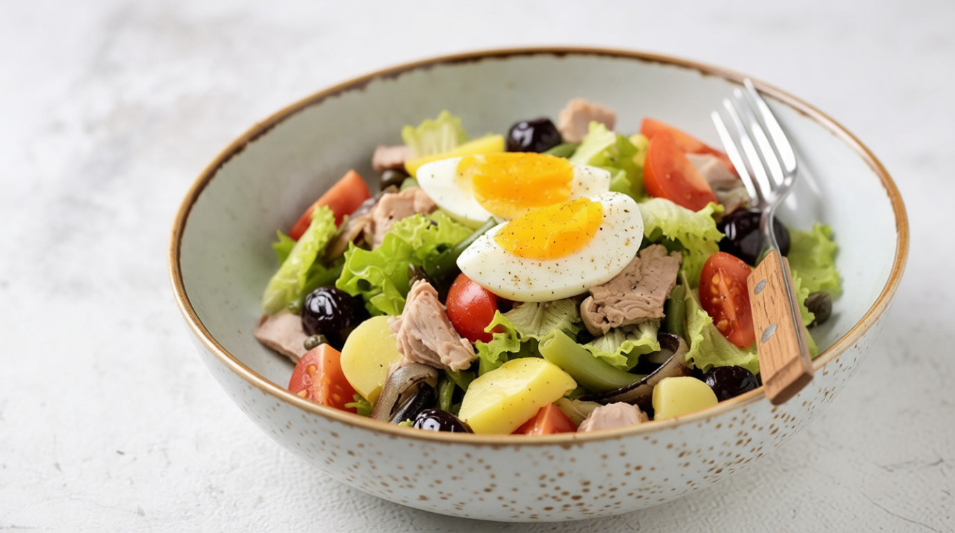 Les secrets de la vraie recette de la salade niçoise et ses ingrédients 🥗