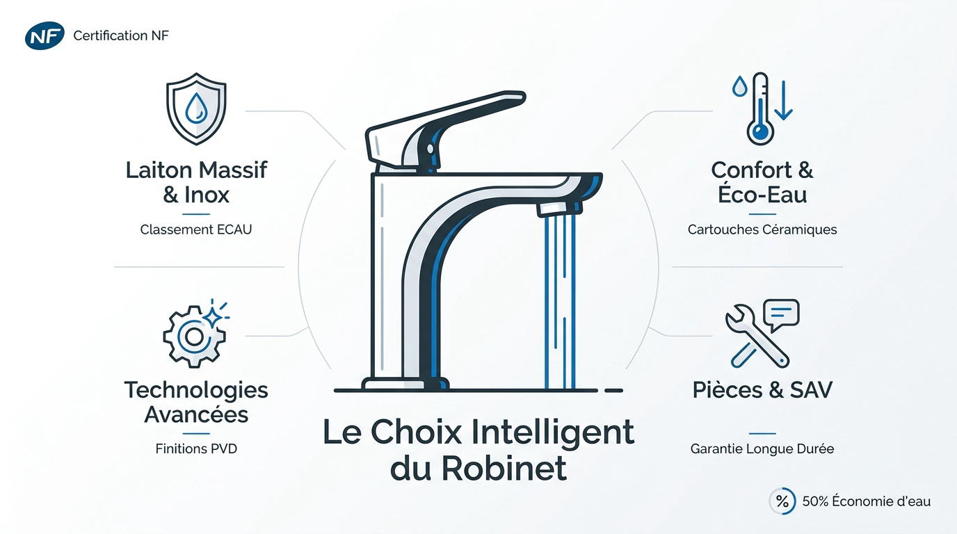 Critères de qualité pour choisir les meilleures marques de robinetterie