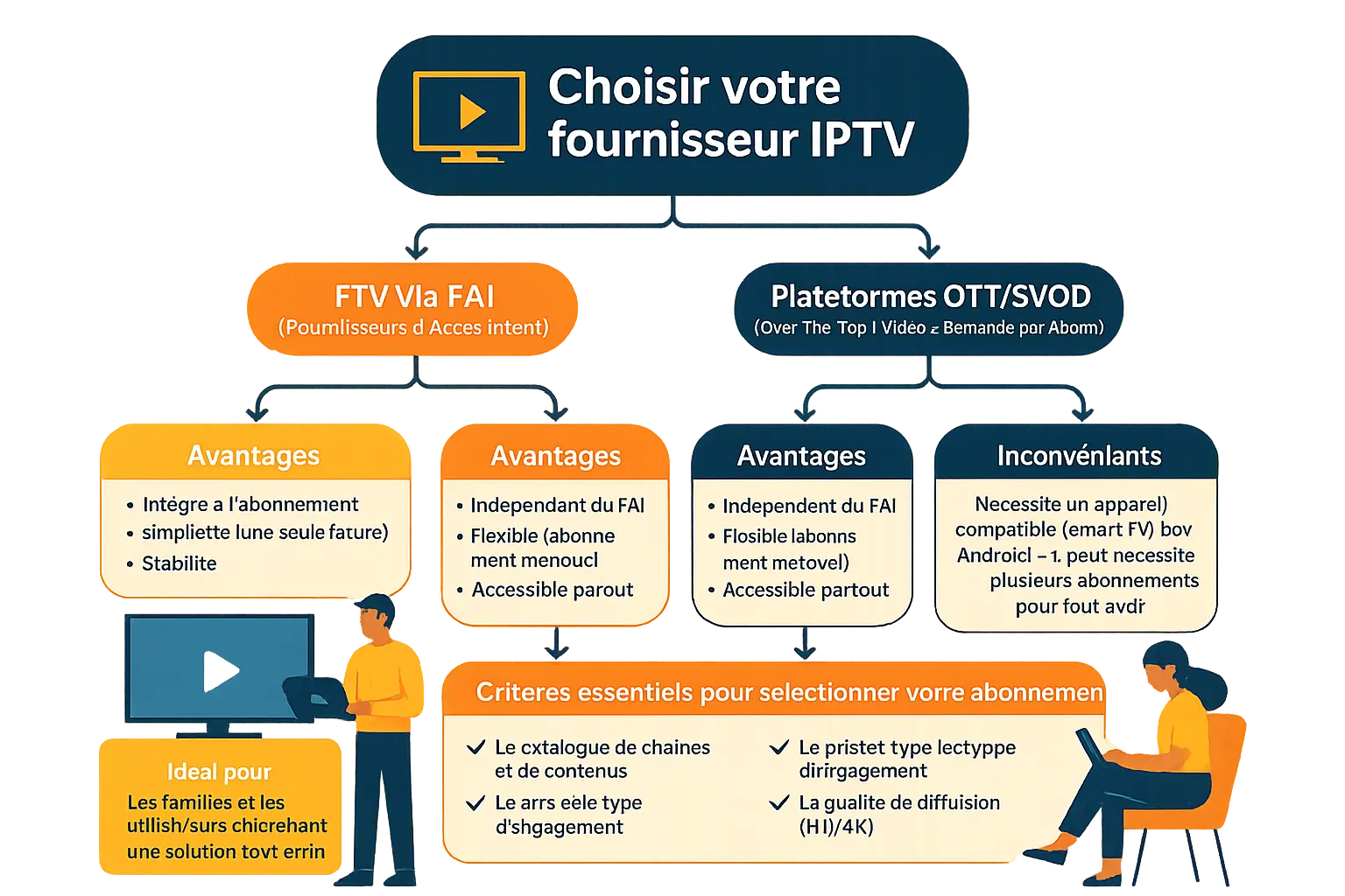 <strong>Comparatif des services IPTV légaux</strong>