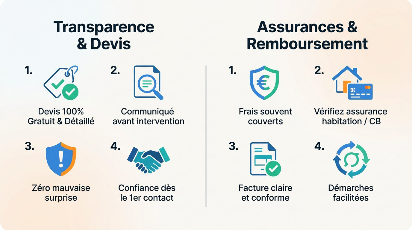 Serrurier Hlocks Woluwe devis gratuit et remboursement assurance