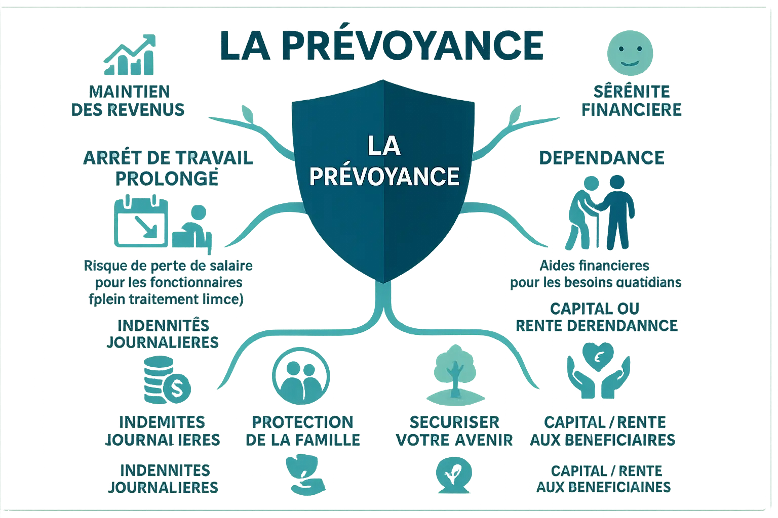 Illustration de la prévoyance pour les agents publics