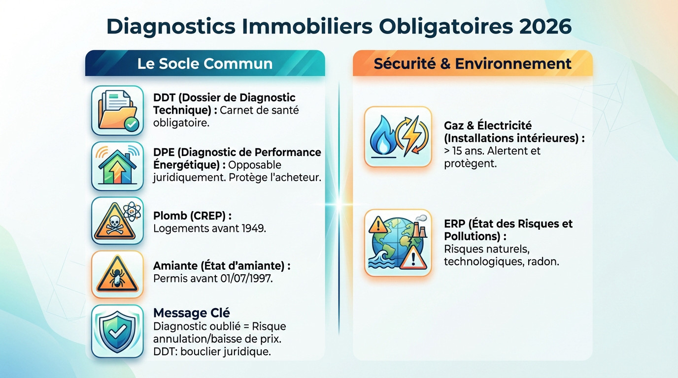 Dossier de diagnostic technique immobilier obligatoire pour la vente en 2026