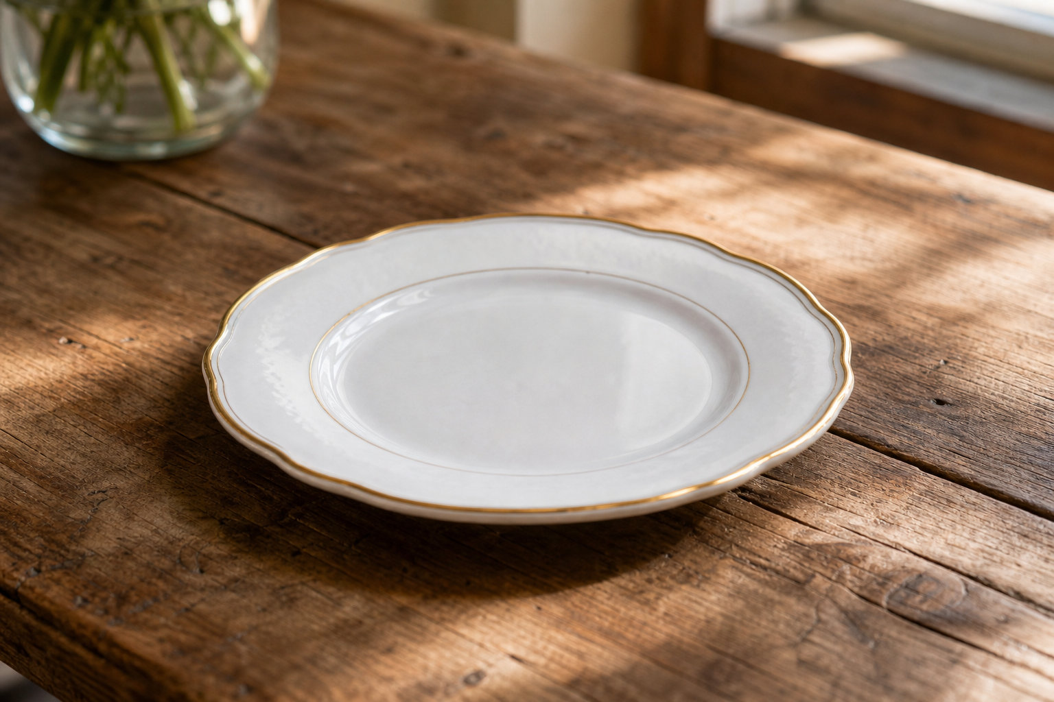 Petites assiettes bohème dorées : la définition du chic discret