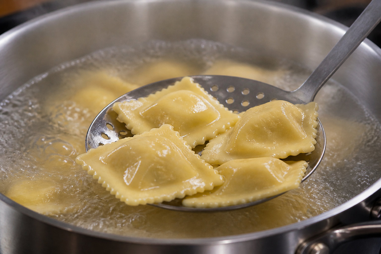Maîtrise de la cottura : le secret des raviolis al dente