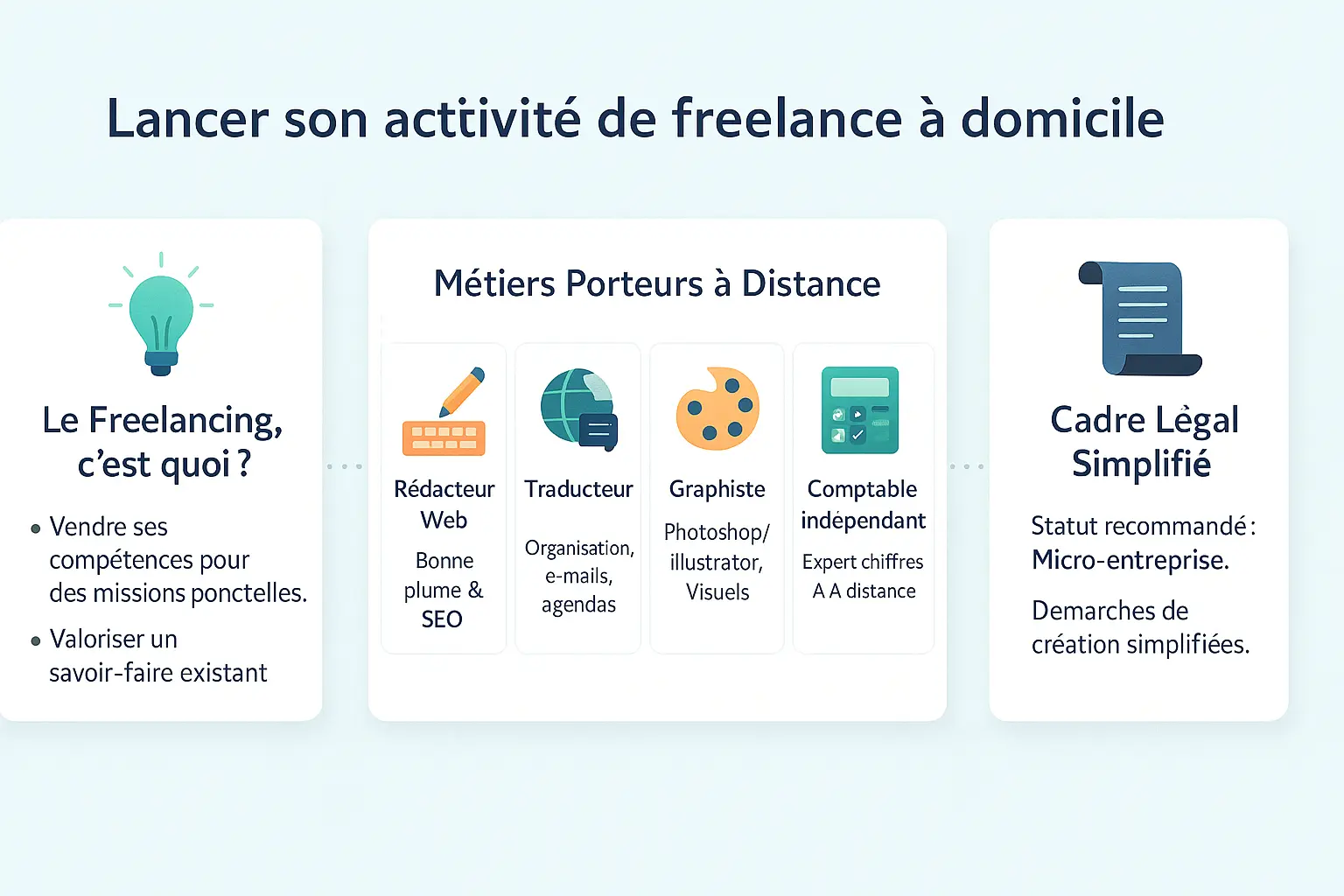 travail à domicile freelance