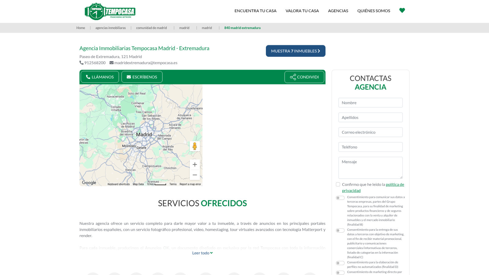 Tempocasa Madrid Extremadura: eficiencia en barrios consolidados