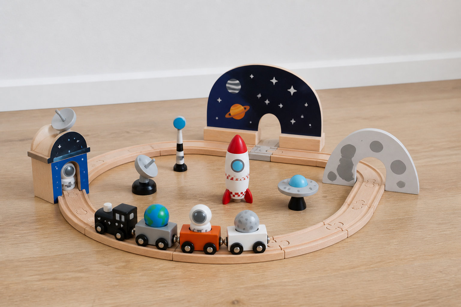 Circuit de voiture Montessori pour la coordination