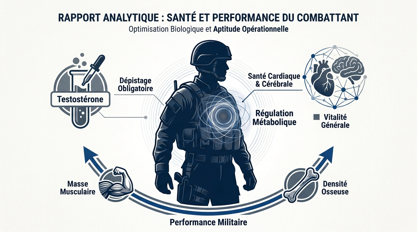 Analyse de la performance physique et hormonale du combattant militaire
