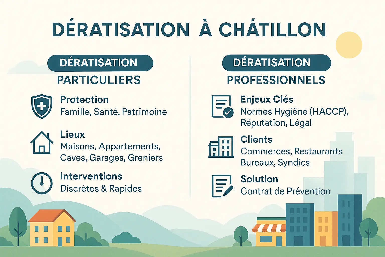 Dératisation professionnelle à Châtillon pour particuliers et professionnels