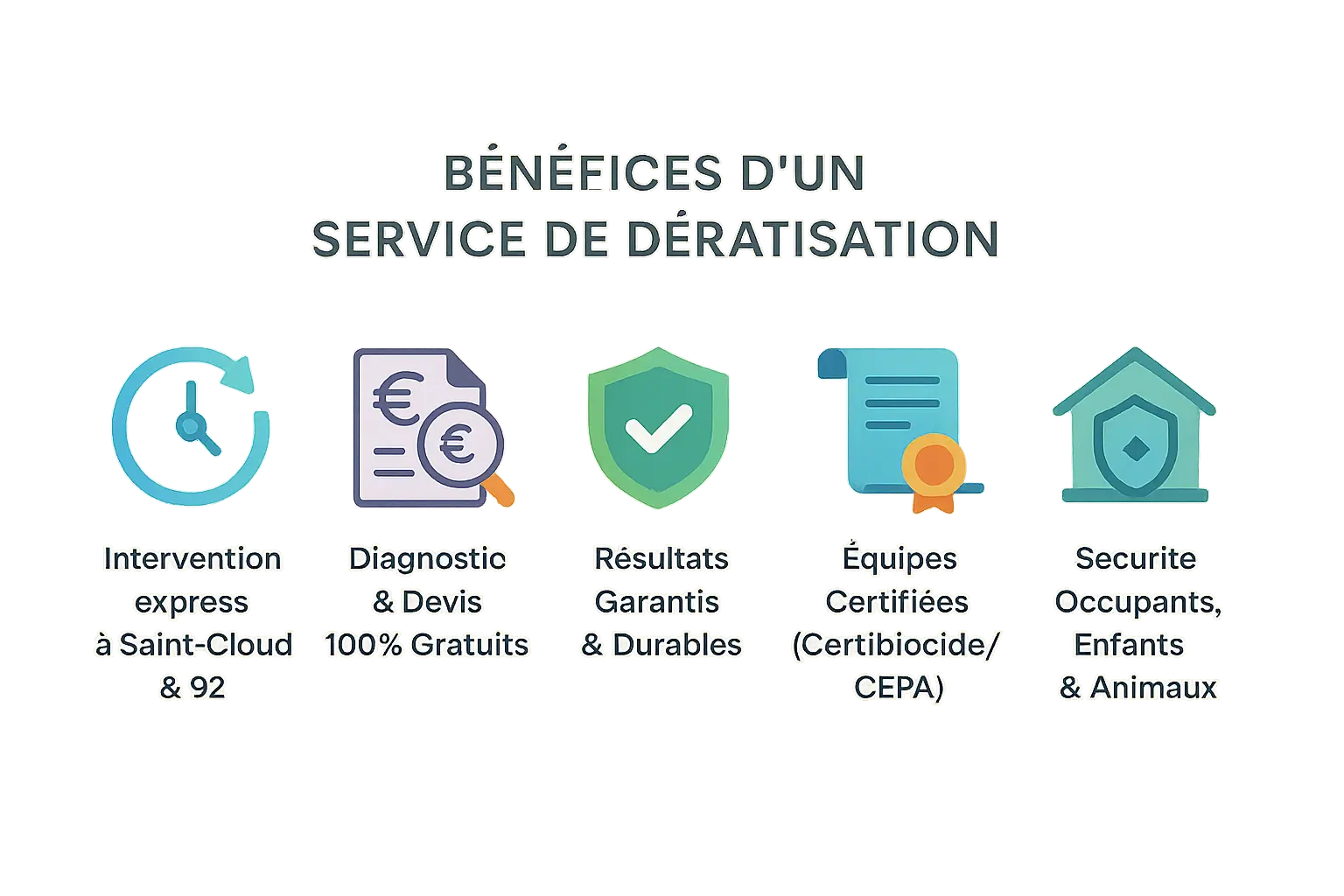 Illustration des avantages d'un service de dératisation professionnelle