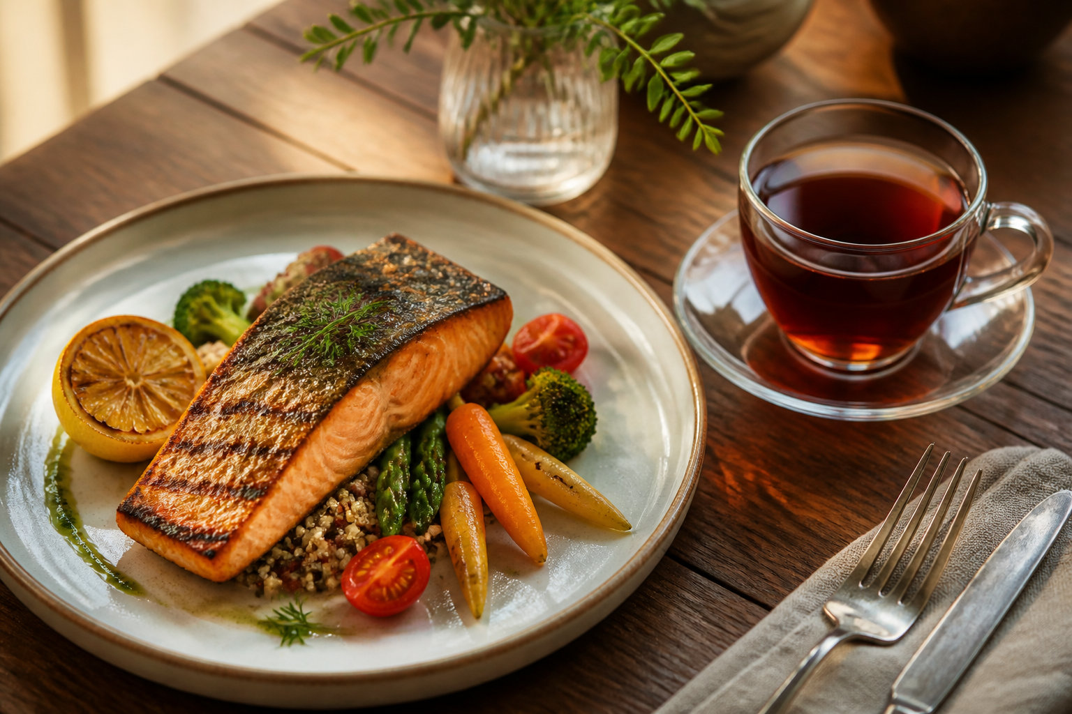 Gastronomie et bienfaits du thé noir fumé