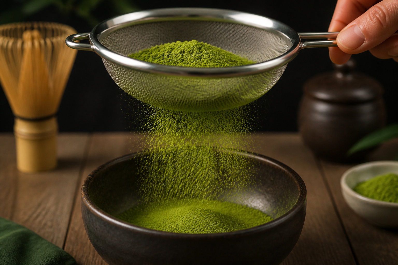 Préparer votre base de matcha glacé efficacement