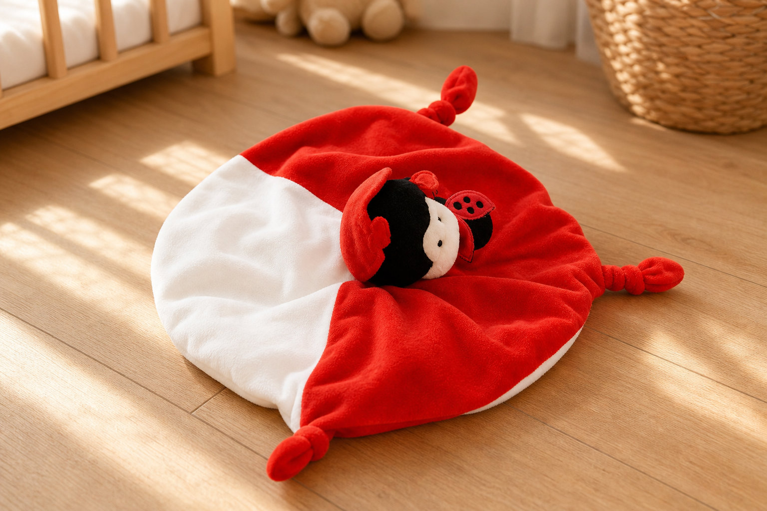 Doudou Coccinelle pour un éveil haut en couleur