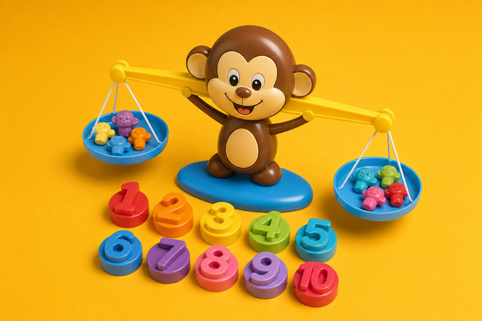 Balance singe : comprendre les quantités et les additions