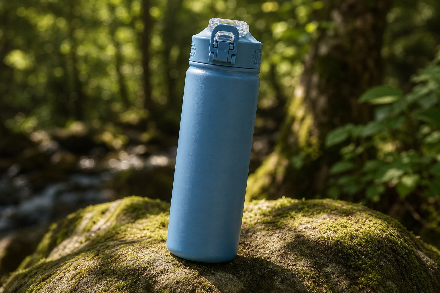 Gourde en inox avec paille : l'option FlowBottle