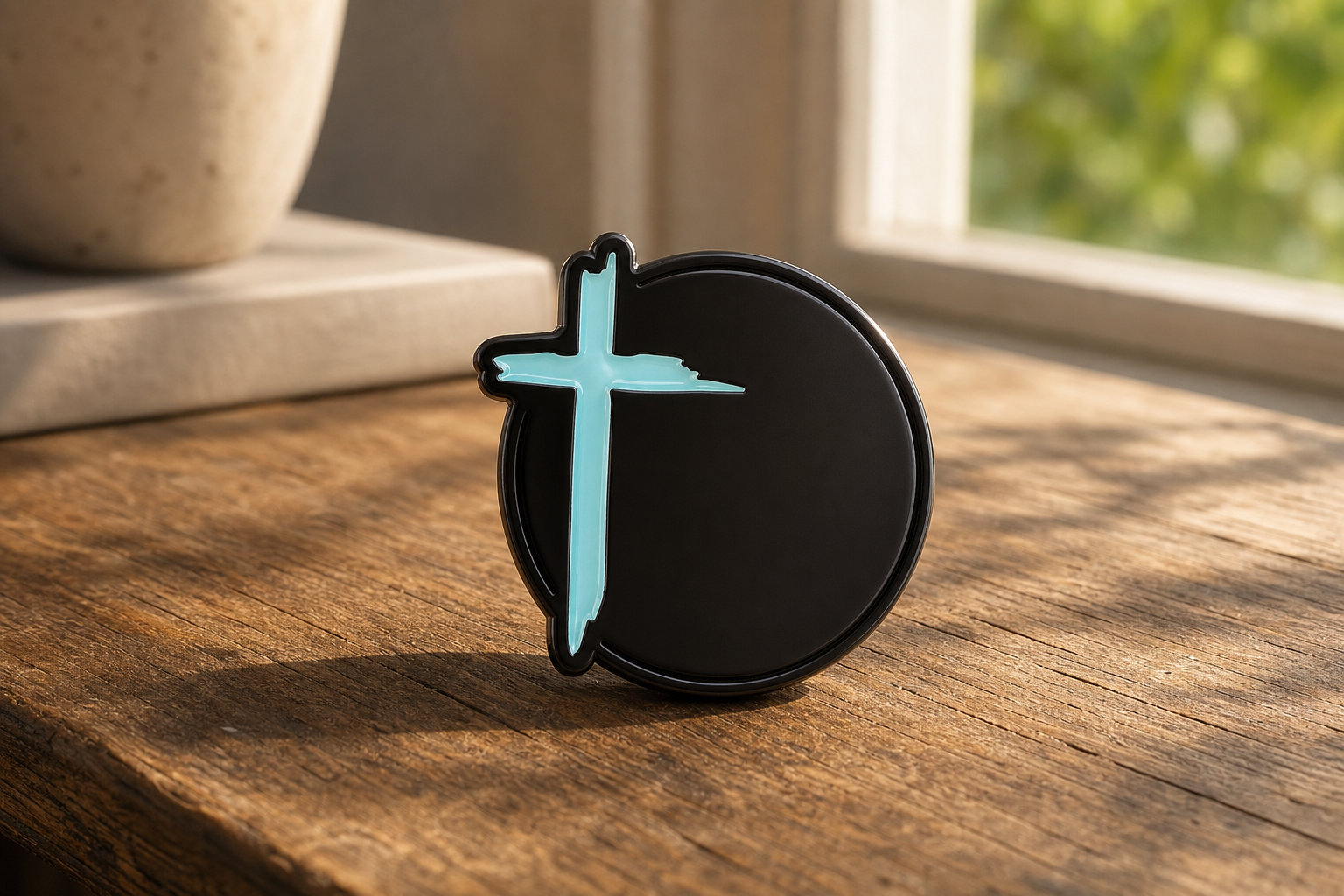 Pray on It Pin for Sarcastic Religious Subversion