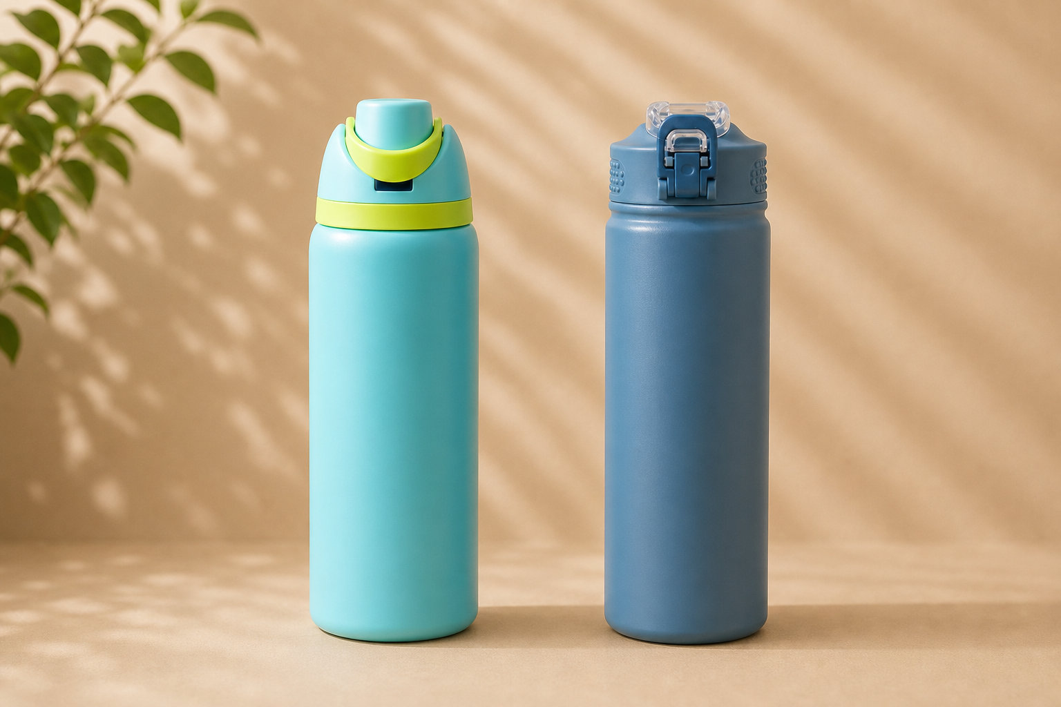 Gourde sport inox Gourde & Co : l'ergonomie paille intégrée