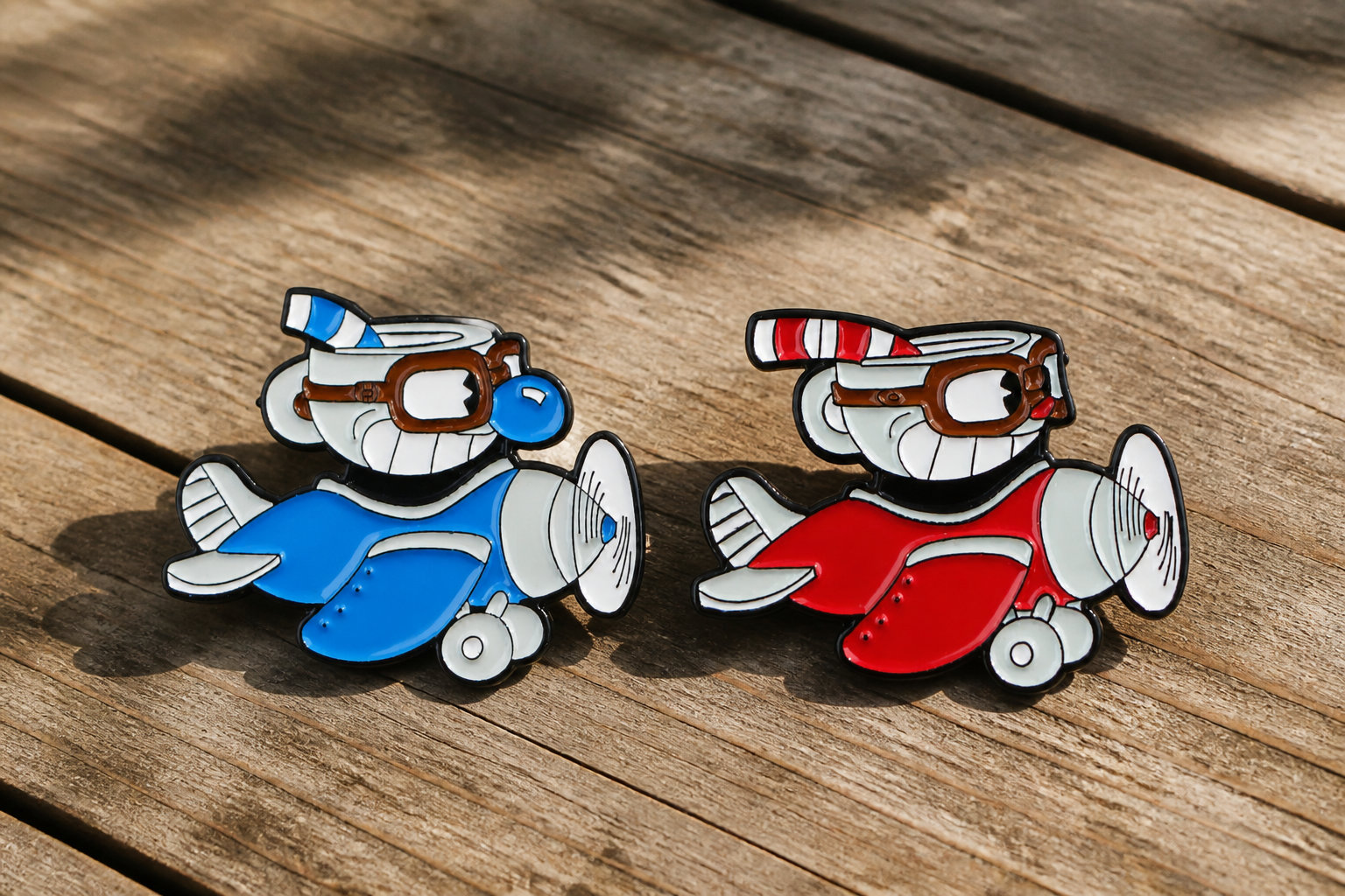 Play The Game: Cuphead & Mugman Pin