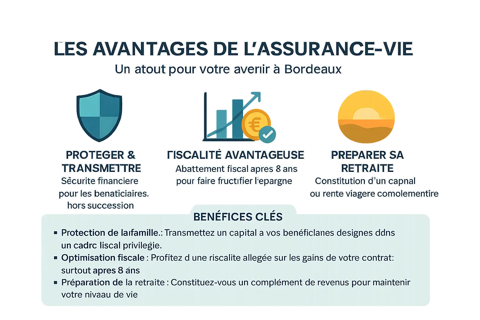 Illustration des avantages concrets de l'assurance-vie pour les Bordelais