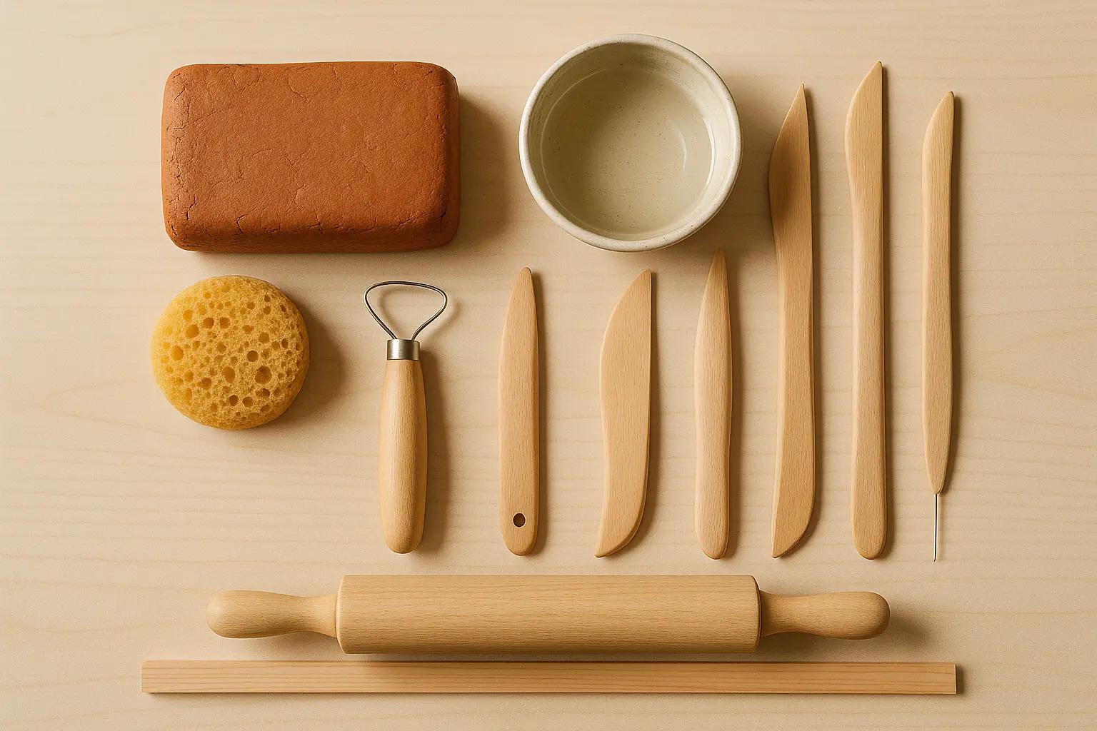 Outils de poterie pour débutants