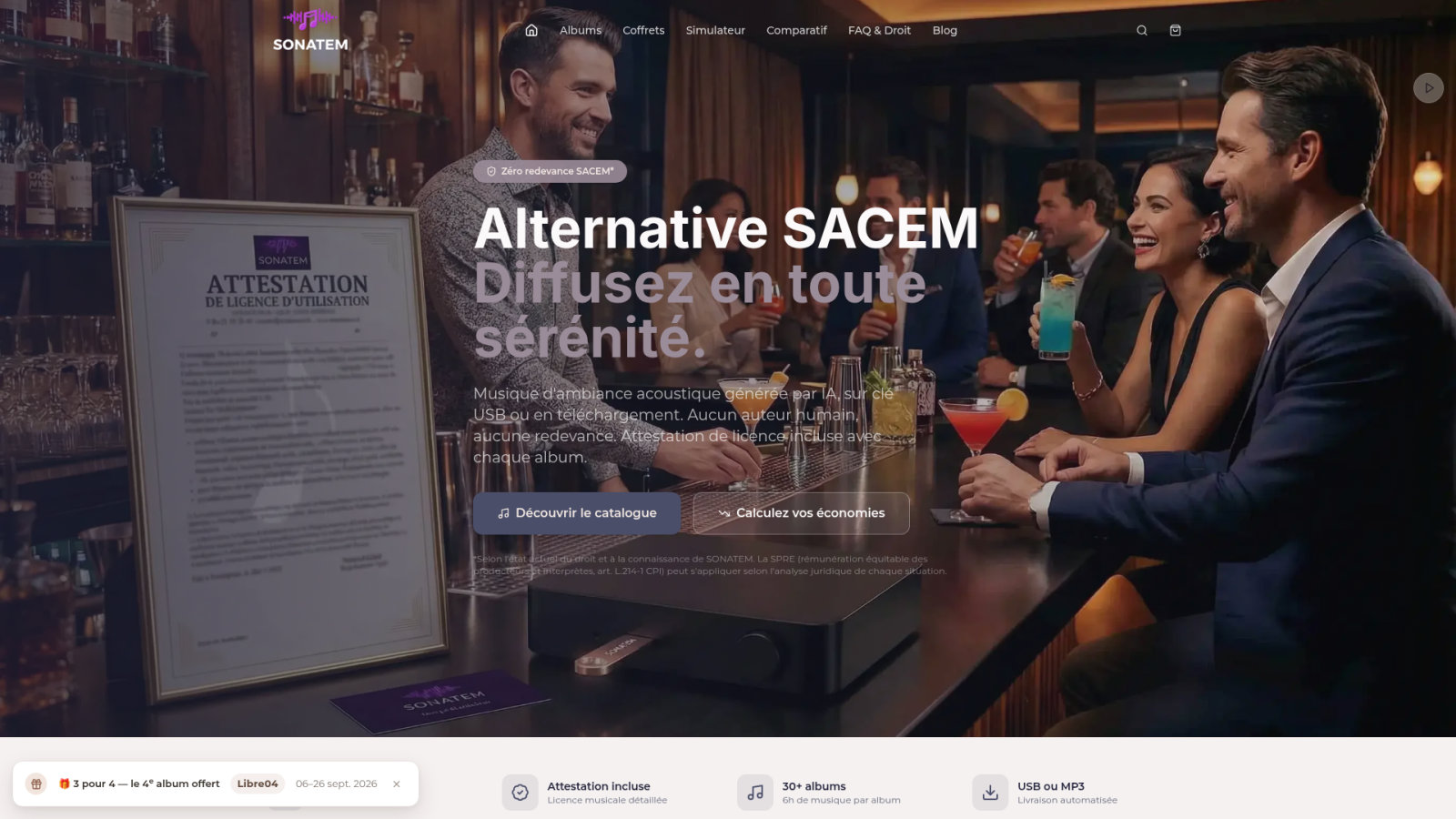 Musique, Sélection par espace
