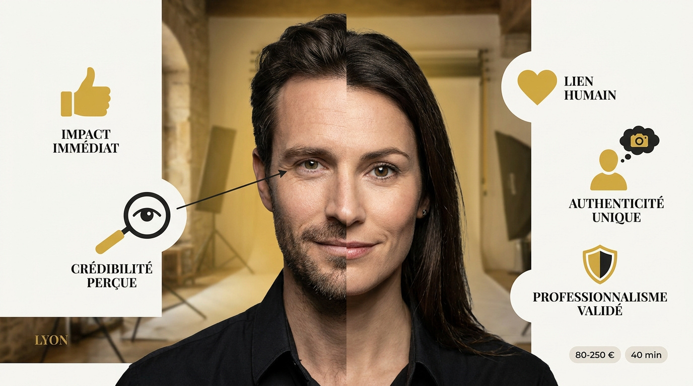 Portrait professionnel à Lyon pour LinkedIn