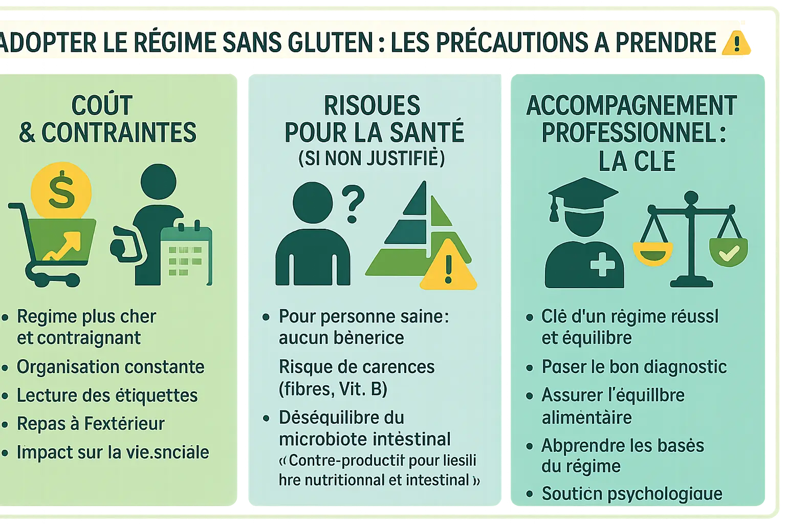 Illustration régime sans gluten