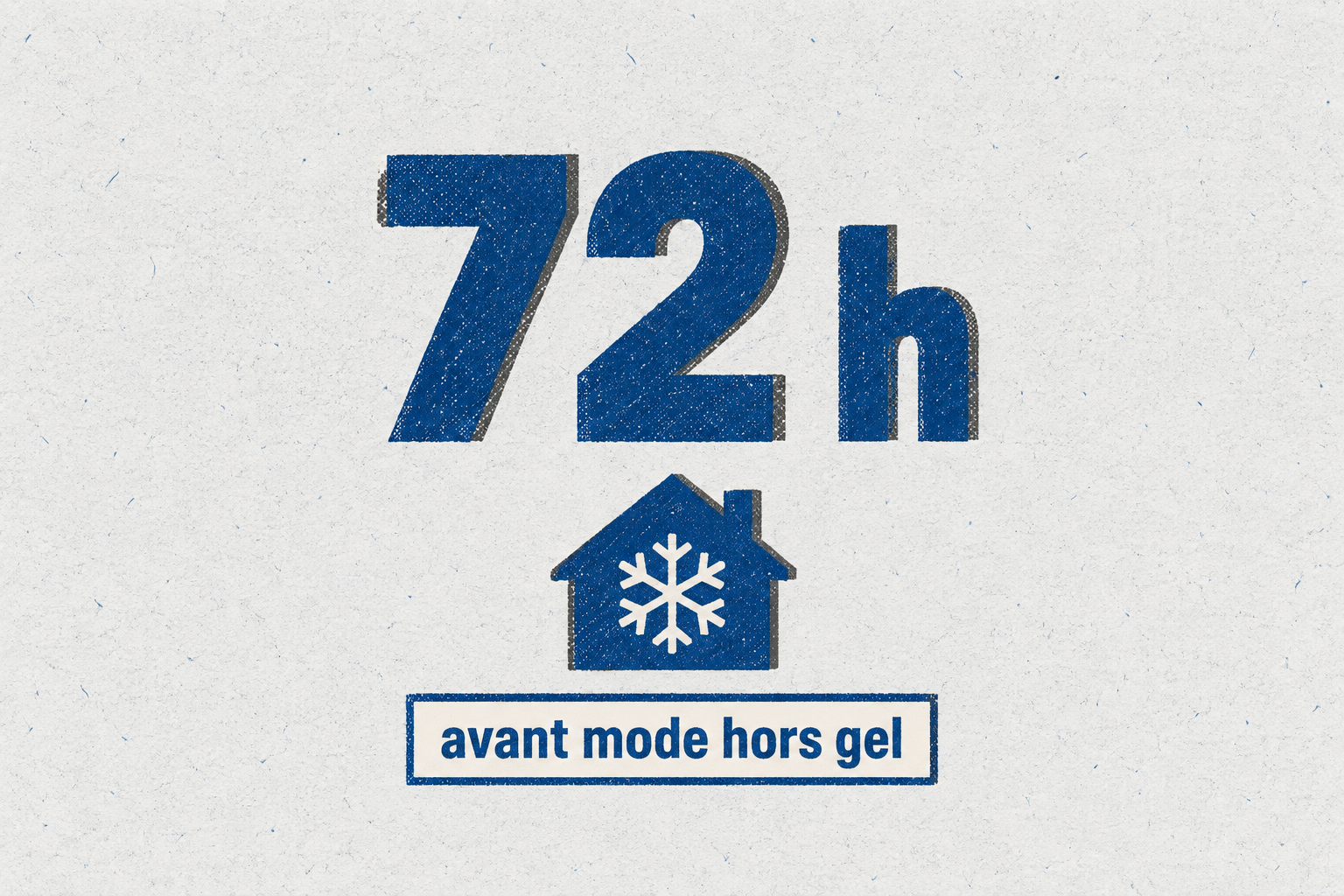 Le mode hors gel devient indispensable au-delà de 72 heures d'absence.