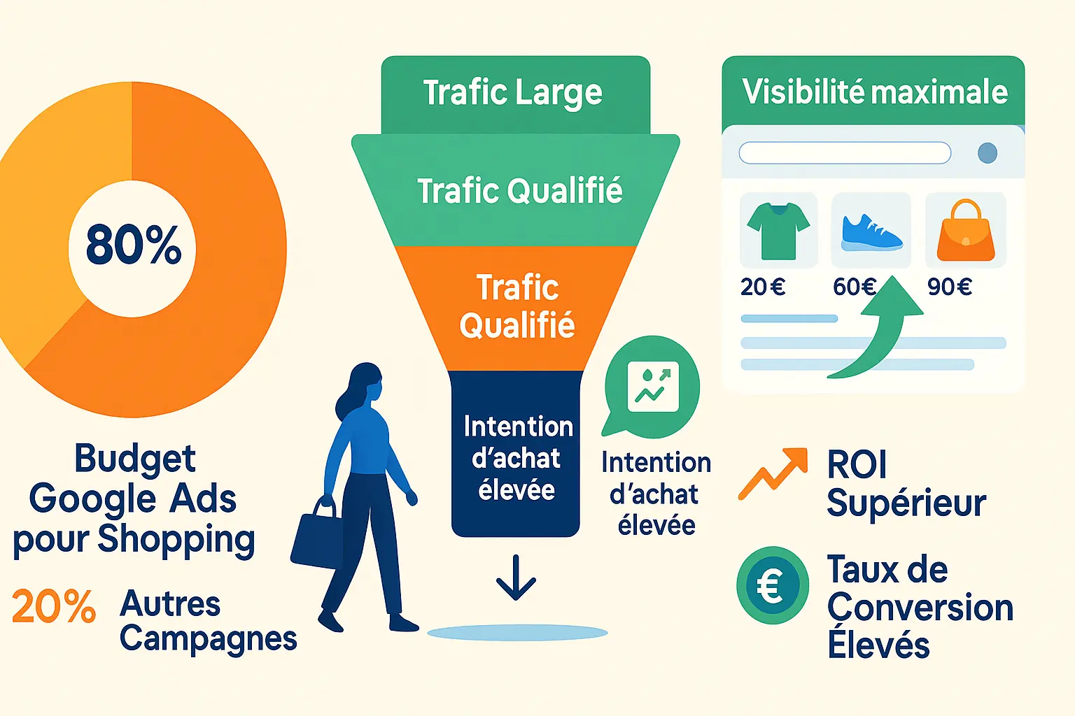 Illustration Google Shopping